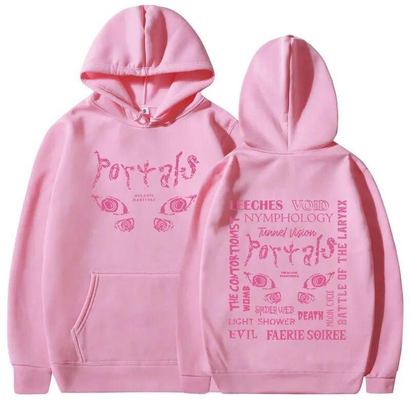 Melanie Martinez Hoodie Music Album Portals Graphic Hooded Sweatshirts Men Women Casual Vintage Long Sleeve Pullovers Streetwear
