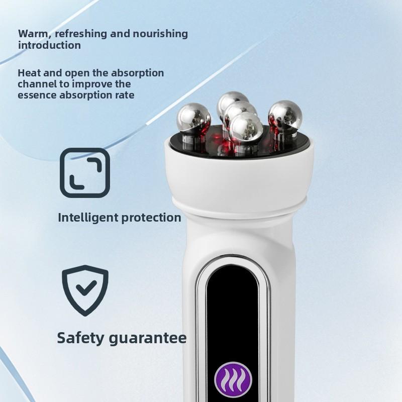 Facialuse Hot Spin Instrument 4-in-1 EMS Face MassagingTool Hot Spin Lifting Micro Electric Heating Introducer