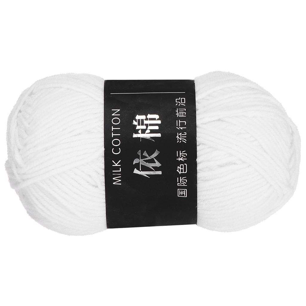 1 Knäuel Baumwollgarn 60% Baumwolle 40% Acryl Strickgarn Häkelgarn Deckengarn zum Häkeln