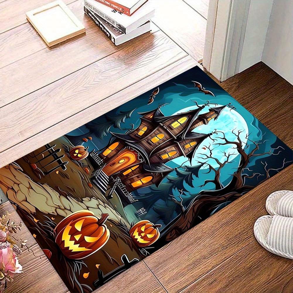 

1pc Horror Castle Area Rug, Slip-Resistant, Easy-Clean, Stain-Resistant, Perfect for Cozy Living Rooms, Bedrooms, Kitchens, Offices, and Hol 60cm by 90cm