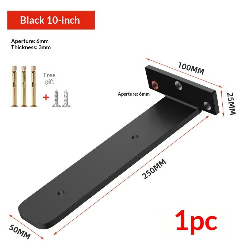 1 Set Metal Wall Shelf Support Wall Mount Cast Iron Shelves Brackets 3Mm Heavy Duty Floating Shelf Brackets Accessories