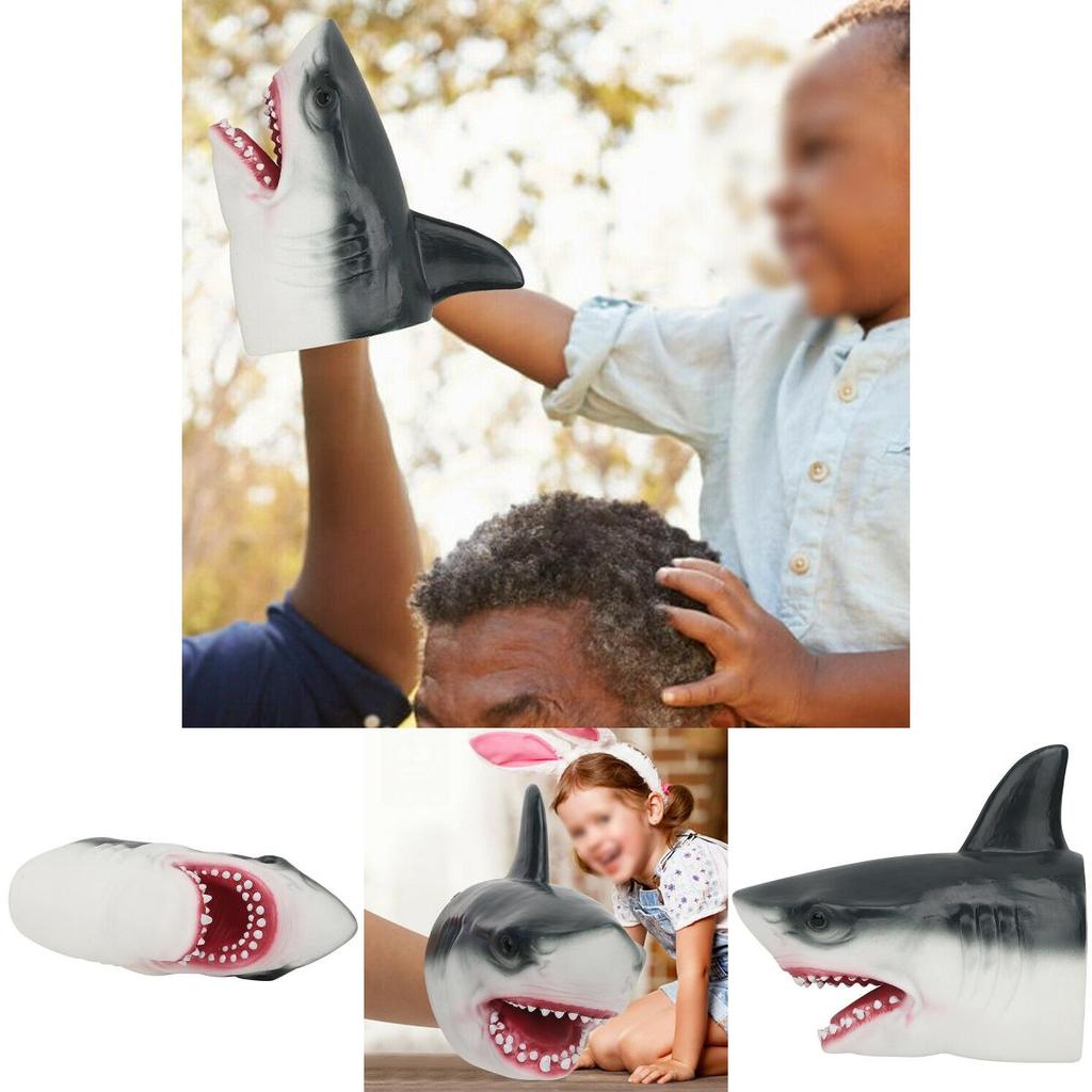 Premium Shark Head Hand Puppet Plush Toy For Kids Safe And Educational Fun