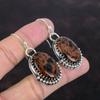Mahogany Obsidian Earrings Gemstone Jewelry Handmade Earrings 925 Sterling Silver Earring Amazing Drop Earring Gifts For Her Silver Jewelry