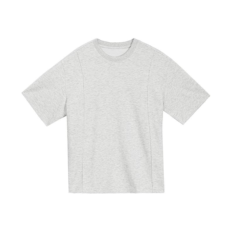 HAUT TON Men's 3D Split Line Short Sleeve T-Shirt