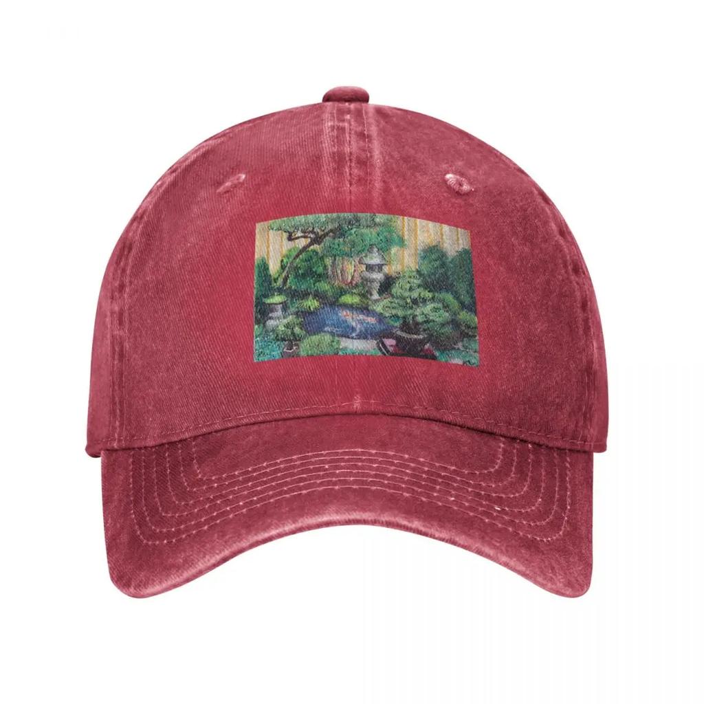 Miyajima Garden Baseball Cap Sun Cap Unisexs big size hat Fishing cap Hat Unisex Luxury For Girls Unisexs