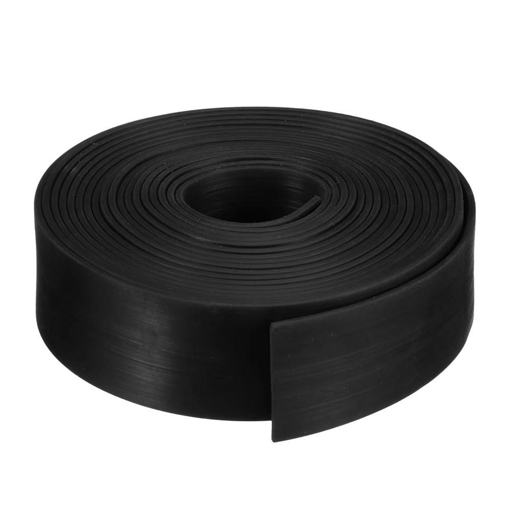 Solid Rubber Neoprene Rubber Sheet Rolls Black Sealing Padding Durable Seal Strips