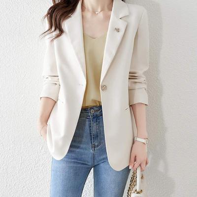 Ležérní sako pro drobné ženy Podzimní nový styl Korejský styl Krátký top s omlazujícím efektem