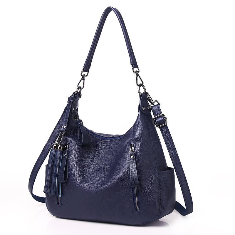 Leather Women'S Bag Shoulder Bag Casual Large Bag Women'S Bag Mother Cowhide Messenger Bag Business Commute