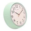 Hometime Round Retro Sage Metal Wall Clock 24cm