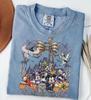 Mickey & Friends Halloween Comfort Colors Shirt, Vintage Disney Family Tee, Magic Kingdom Spooky Season Top