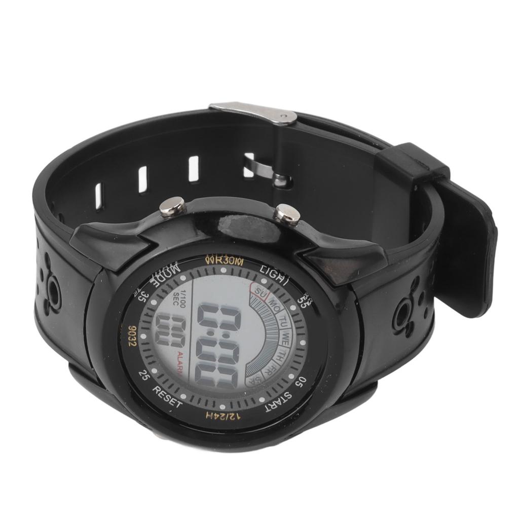 Sports Watch Luminous Waterproof Wear Resistant Alarm Function Stylish Digital Sports Watch for Outdoor Activities