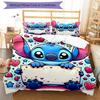 3pcs Stitch Bedding Set Duvet Cover Closure Includes 1 Duvet Cover & 2 Pillowcases, Soft and Comfortable for All Seasons.