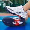New Tennis Badminton Shoes Low Cut Casual Sports Shoes Rubber Uppers for Men And Women  Double Rotation Buckle Sports Shoes