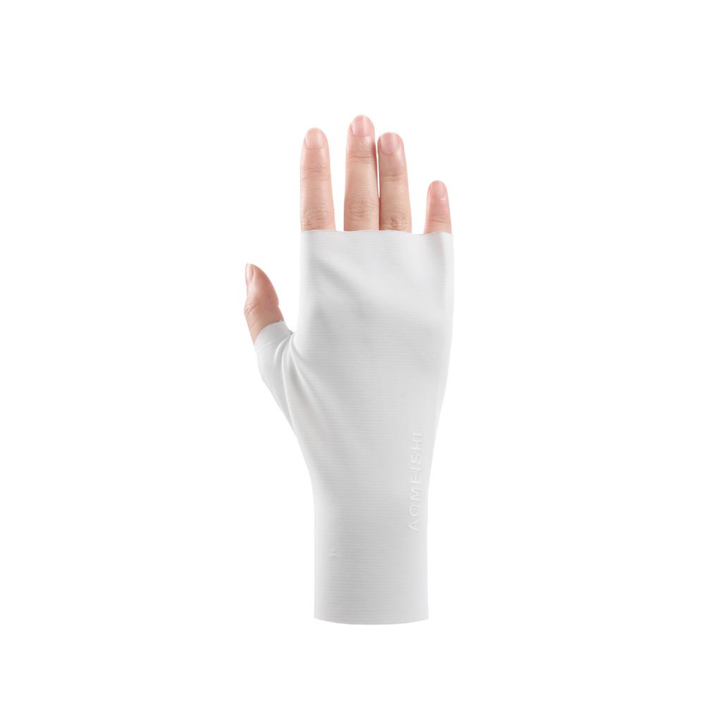 New Sun Protection Gloves for Women Thin UV Proof and Non slip Breathable Ice Silk Cool Driving Tram Ride