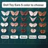 DIY Doll Artificial Ears Natural Elf Ears Tan Dark Doll Ears Blyth Doll Ears ICY Toy Ears Toy Ears