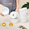 WishDeco Cocotte Souffl? Dishes, Set of 6, 200ml Capacity, Heat-Resistant, White, Approx. 9cm Diameter x 5.7cm Height, Microwave, Dishwasher, and Oven