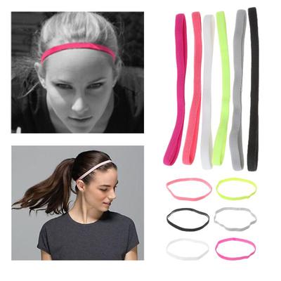 Hot Women Men Elastic Sports Football Yoga Hairband Non Slip