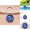 Tokyo Fuji Mountain Keyring With Silver Zinc Alloy For Gift Giving
