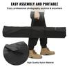 12 X 10 Ft Heavy Duty Backdrop Stand, Height Adjustable Photography Backdrop Stand, Background Support System with 6 Clamps and A Carry Bag, for