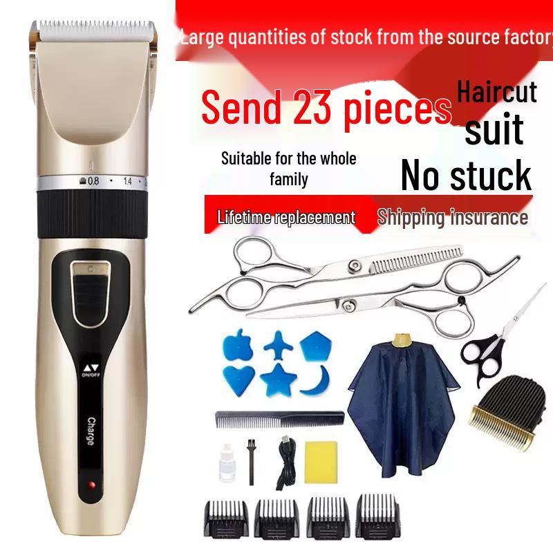 Rechargeable Silent Hair Clippers: Electric Clippers for Babies, Adults & Children
