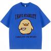 I Have Stability Ability To Stab Funny T Shirt Men Women Popular Duck Meme T Shirts Oversized Casual Cotton T-shirt