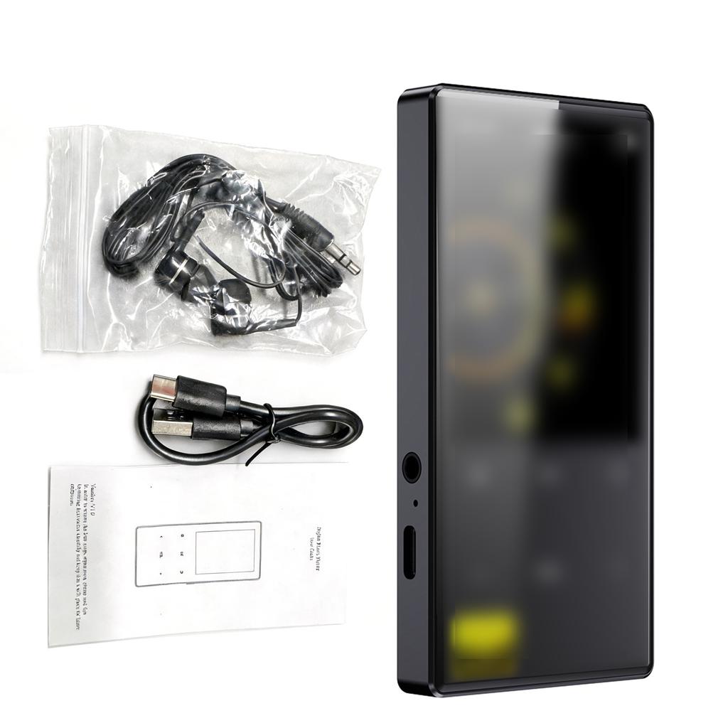 HIFI Music Player MP3 Player with BT FM 128GB Expandable Memory 2.4 Inch Screen HiFi Sound Quality Built in 1500mAh