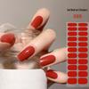 New Style Red Book Gel Nail Stickers: Semi-Western, Korean No-Bake Nail Art