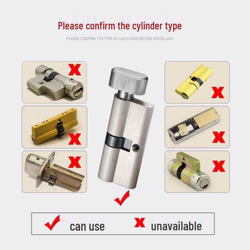 Fly.Globe Indoor Anti-Theft Door Lock Cylinder