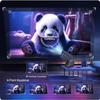 4K projektor pro Android 11, nativní 1080P 390ANSI HY320, duální Wifi6 BT5.0, 1920*1080P, přenosný projektor pro kino, vylepšený HY300