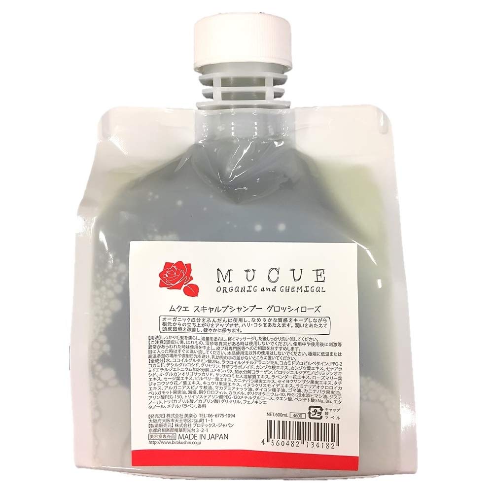 

Mukue Scalp Shampoo Glossy Rose Cream Refill 600ml