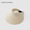 Summer Foldable Sun Hat, Adjustable Elastic Buckle Braided Straw Hat, Portable Foldable Beach Travel Hat for Women