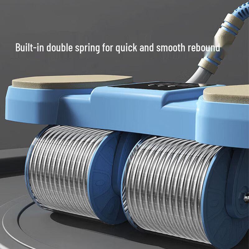 Qiu Qiao Automatic Rebound Elbow Support 4-Wheel Ab Roller