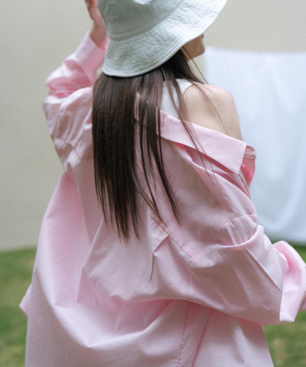 Noing Summer Two-Way Shirt (Pink) Pink