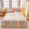 3pcs Bed Skirt Set Anti-slip Bed Skirt Bed Cover Full Bed Skirt Set Dust-proof Bed Sheet Bed Surround Bed Cover Mattress Protective Cover Bedding Set