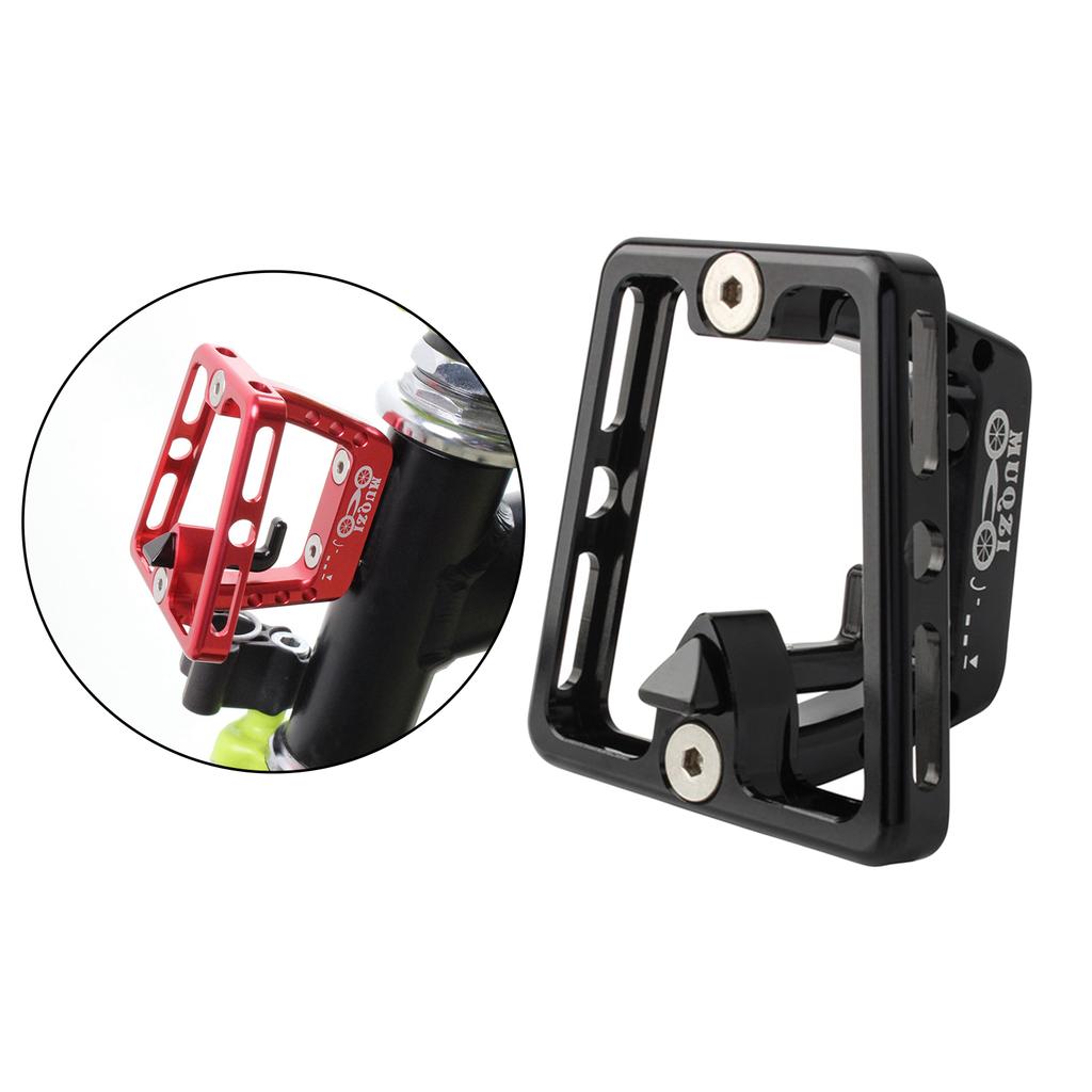 Buy Folding Bike Front Carrier Block Bracket Adapter Holders For Black