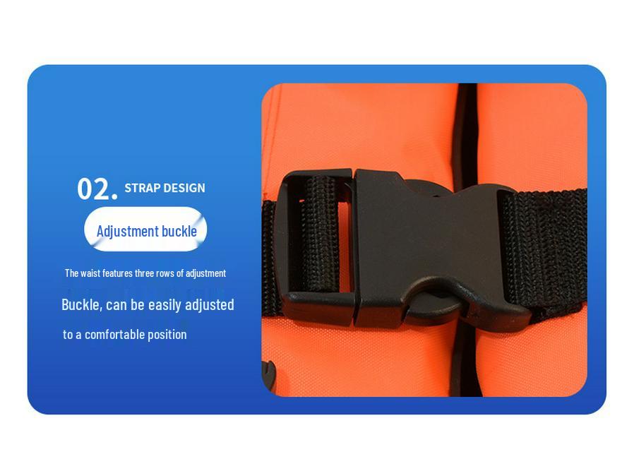 Adult High Visibility Reflective Life Jacket for Marine Rescue and Outdoor Work