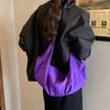 Large Dumpling Capacity Nyl Canvas Tote Bag Casual Commuter Crossbody Bag Fashiable Leisure Versatile Single Shoulder Bag