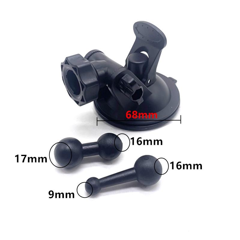 

68mm Suction Cup Mount for Garmin Dash Cam Mini/Mini 2/Min 3 30 35 45 46 55 56 65W 66W 67W X110 X210 X310/Speak Plus & Nuvi GPS 3 in1 kit