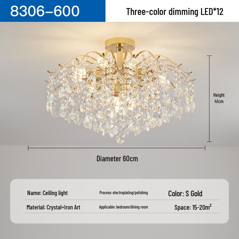 Contemporary Luxury Crystal Chandelier for Living Room, Villa, Hotel Lobby, or Dining Room