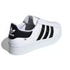 Adidas Originals Superstar Bold Lässige Low-Top Sneaker Damen Sneaker Weiß Schwarz FY0406