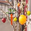 10pcs Easter Carrots Hanging Ornaments for Tree Home Decorations 2023 Kid Gift
