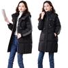 Down and padded jacket women's mid-length model 2025 new winter thickened padded jacket loose cotton jacket