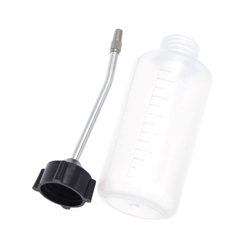 120ML Nähmaschinenölflasche Eisen-Ausguss mit Kappe Kunststoff-Lange Tülle Aufbewahrungsbehälter Öler Ölspender Nähzubehör