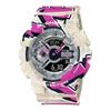 G-Shock 110 Series Street Spirit Watch Men's Beige Silver Pink Multicolor GA-110SS-1A