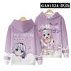 Miss Kobayashi's Dragon Maid Kanna Kamui Cosplay Hoodie Hip Hop Graphic Sweatshirt Poleron Hombre Streetwear Harajuku Clothes