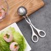 Non-Stick Kitchen Cooking Tools Meatball Scoop Ball Maker Mold Stainless Steel Meat Baller Tongs Cookie Scoop