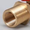 Sturdy Brass Rainwater Tap Connectors for Home Renovations Pipe Fittings Water Accessories with Random Gasket Color
