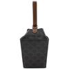 Strap Box Handbag 197142BZJ Triomphe Black / Brown PVC Women Used