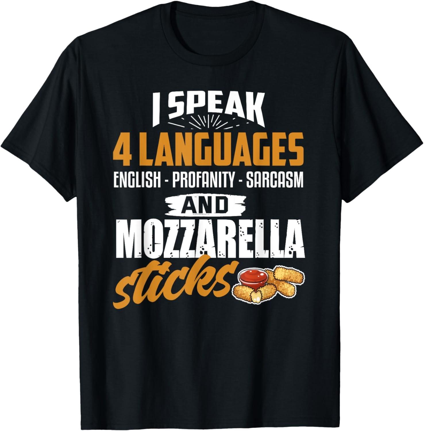Mozzarella Sticks Shirt Funny Sarcastic Cheese Sticks T-Shirt S разноцветный