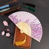 Chinese Style Women's Fan Japanese Style Ancientry Folding Fan Dance Fan Cheongsam Han Dynasty Portable Portable Kids Small Fan Summer